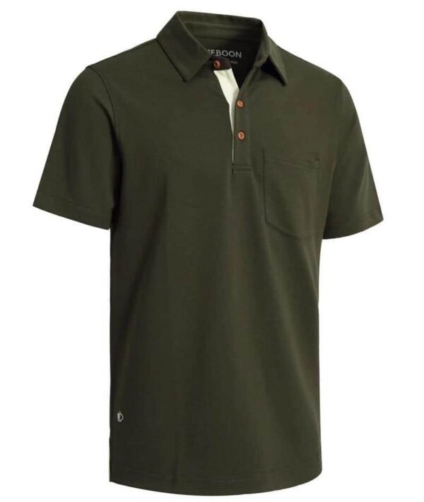 Men’s Split Pocket Polo Shirt Personalized Patterns