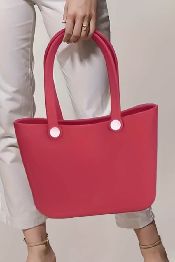 Fiery Red Waterproof Self-assembly Detachable Straps EVA Tote Bag