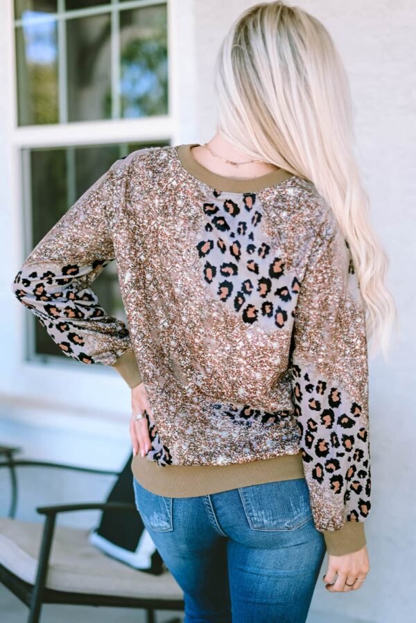 Leopard Tie Dyed Pumpkin Truck Graphic Long Sleeve Top