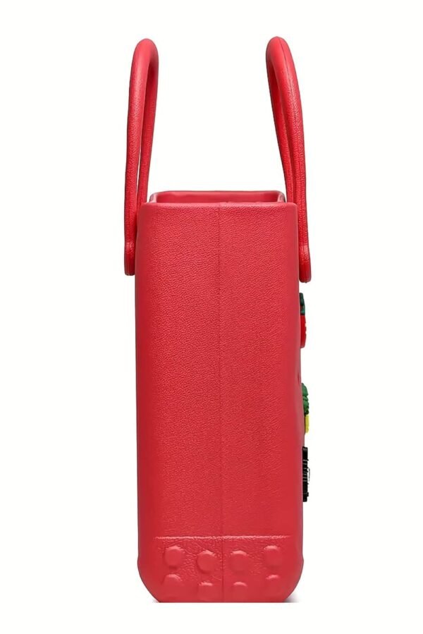 Fiery Red Waterproof EVA Hollow Tote Bag