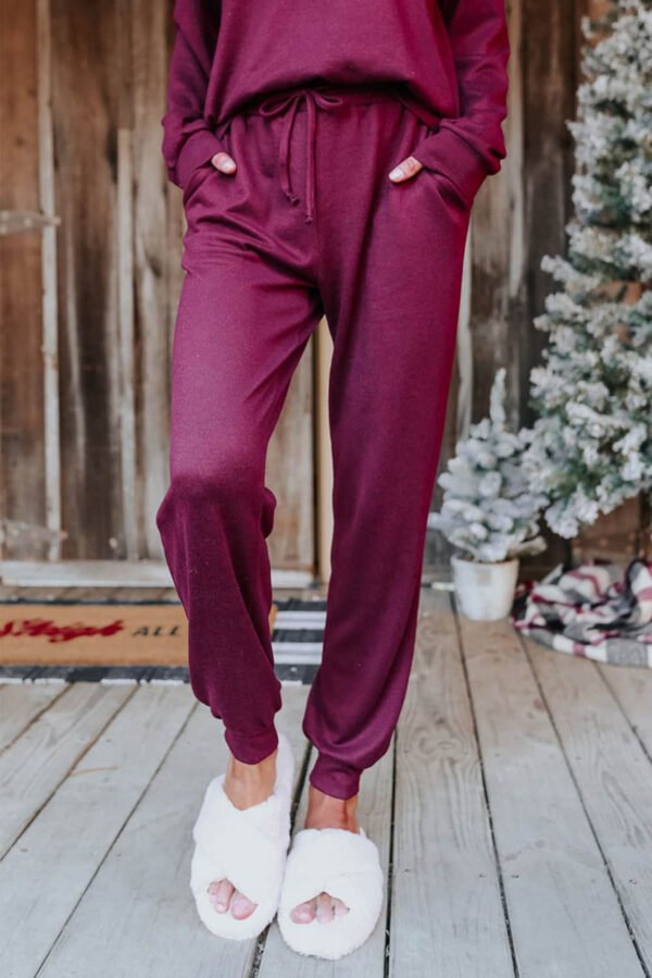 Long Sleeve Pullover and Jogger Pants Lounge Set