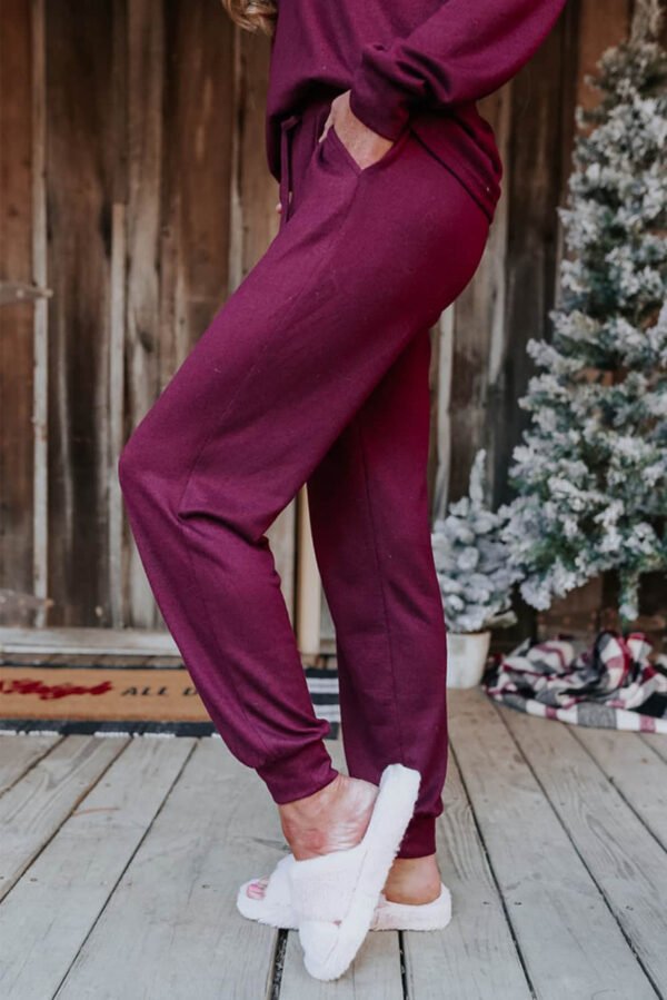 Long Sleeve Pullover and Jogger Pants Lounge Set