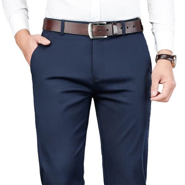 Men’s Middle-aged Loose Business Casual Pants