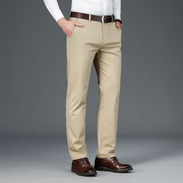 Men’s Middle-aged Loose Business Casual Pants