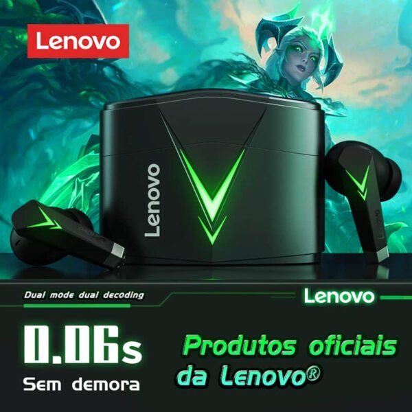 Lenovo Earphones LP40 LP40 Pro LP6 LP10 Wireless Bluetooth Earphones Sport Headphones Gaming Headset New