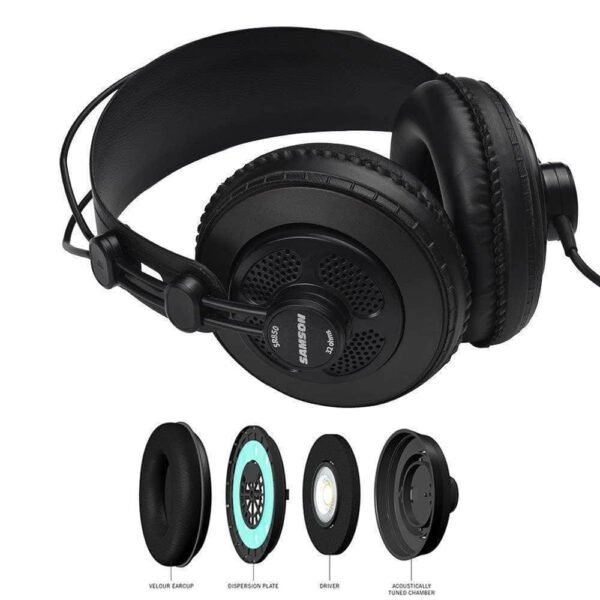 SAMSON SR850 Professional Studio Headphones For DJ & Gaming