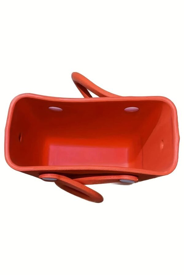 Fiery Red Waterproof EVA Hollow Tote Bag