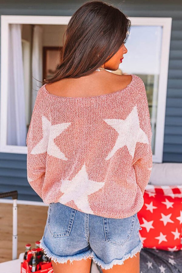 Big Star Spangled Casual Knit Sweater