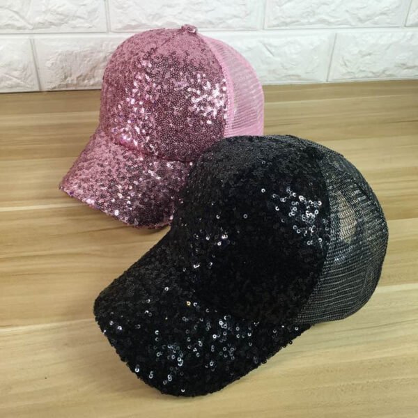 Women’s Summer Sunshade Sequined Baseball Cap