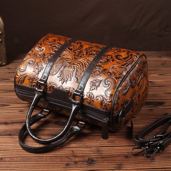 Casual Genuine Leather Handbag For Women