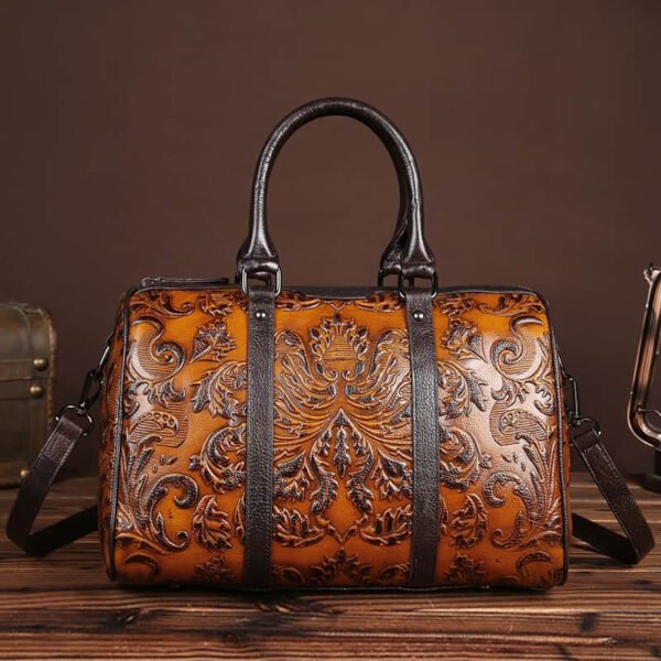 Casual Genuine Leather Handbag For Women