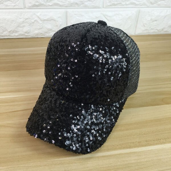 Women’s Summer Sunshade Sequined Baseball Cap