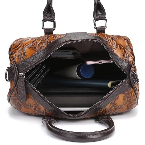 Casual Genuine Leather Handbag For Women