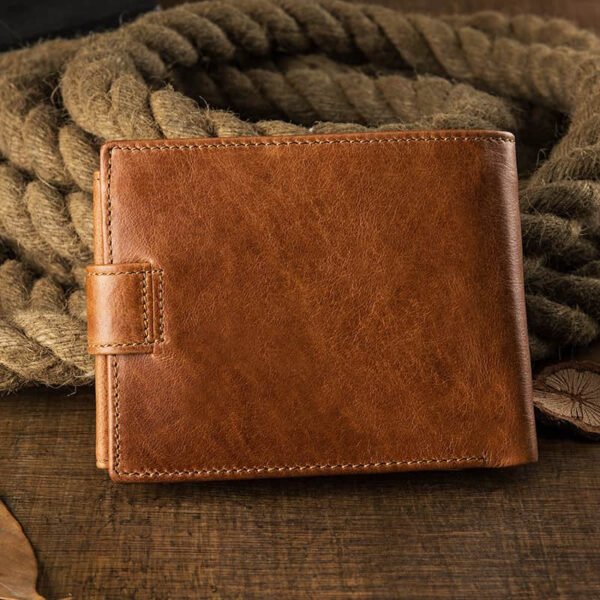 Multifunctional Men’s Short Leather Wallet