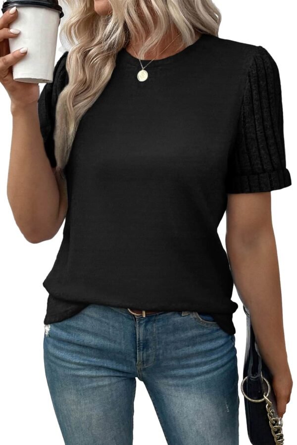 Rose Leopard Patchwork Print Pleated Blouse