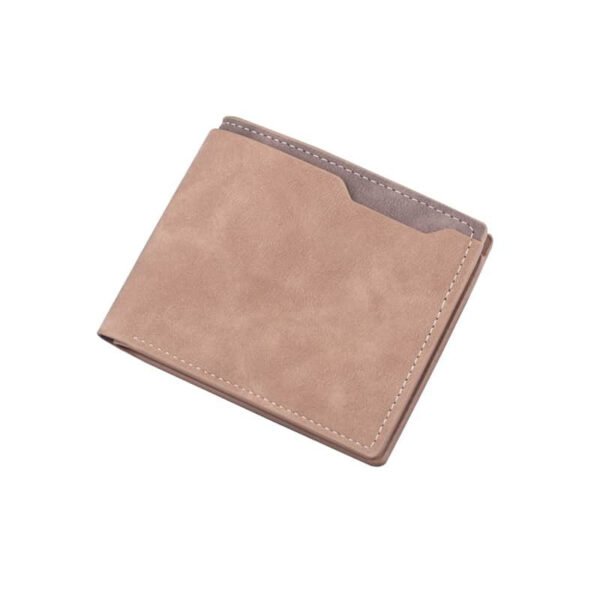 Men’s Short Wallet Two Fold Half Fold Frosted