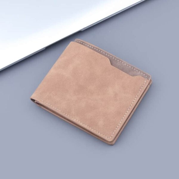 Men’s Short Wallet Two Fold Half Fold Frosted