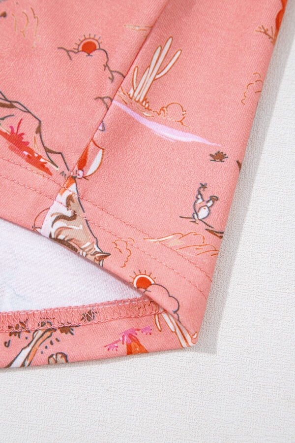 Blossom Cowgirl Country Print Pajamas Set