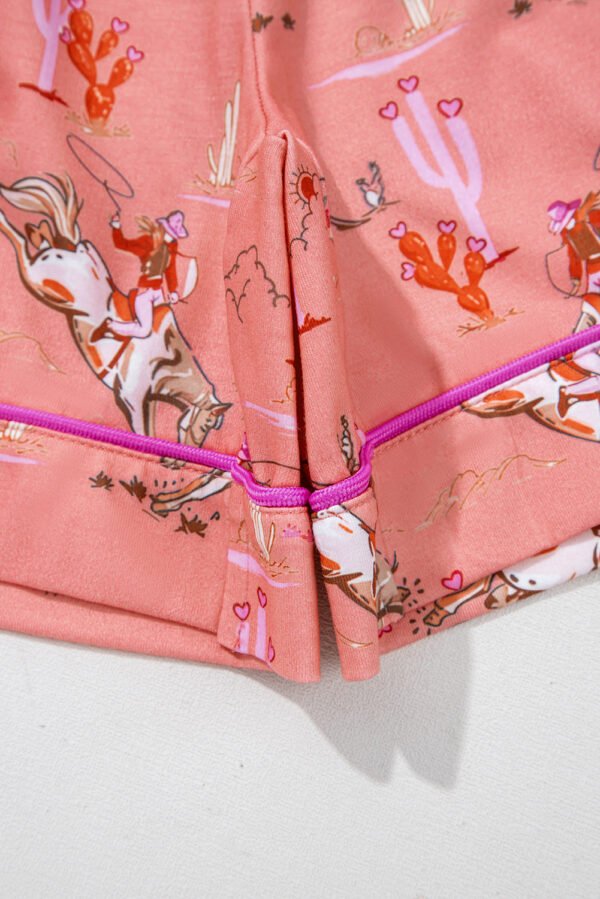 Blossom Cowgirl Country Print Pajamas Set