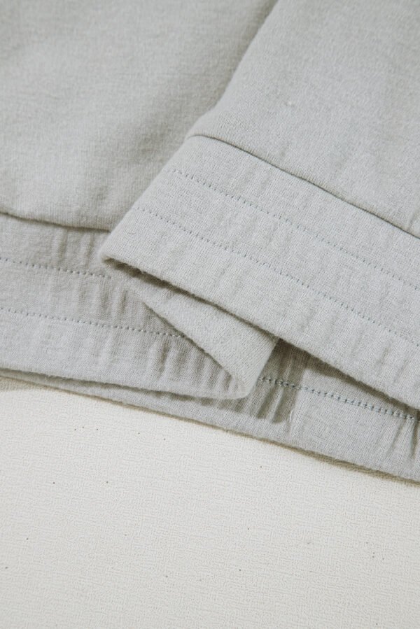 Gray 3 Pcs Crop Tank Top Shorts with Cardigan Lounge Set
