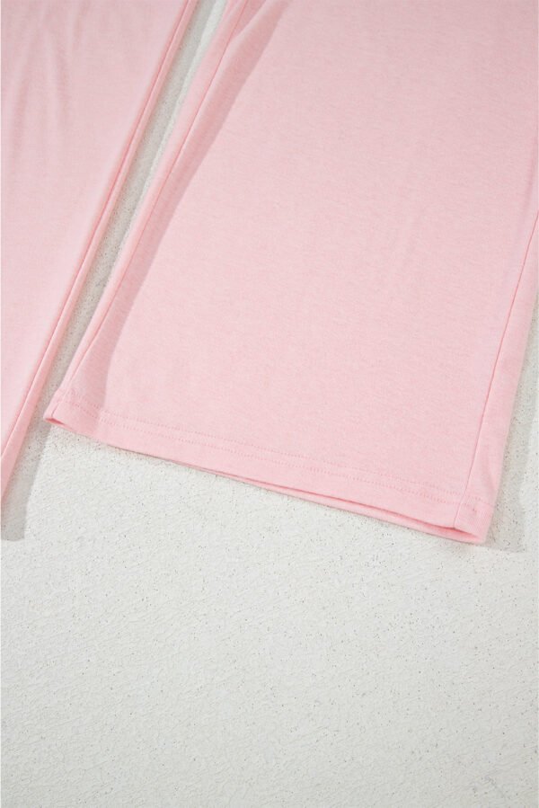 Light Pink 3-Piece Cozy Knit Lounge Set