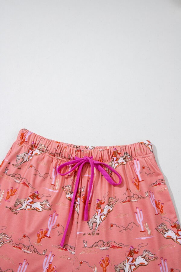 Blossom Cowgirl Country Print Pajamas Set