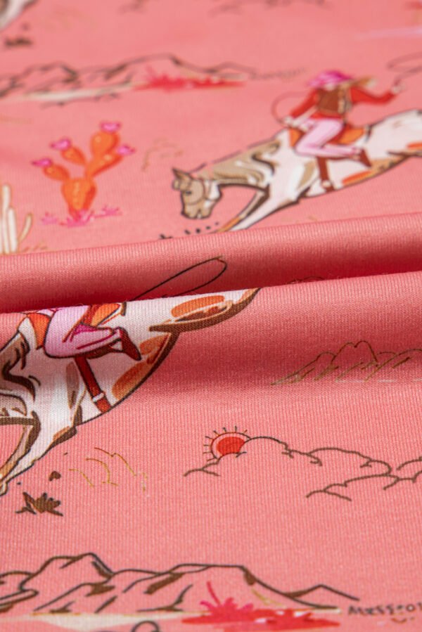 Blossom Cowgirl Country Print Pajamas Set