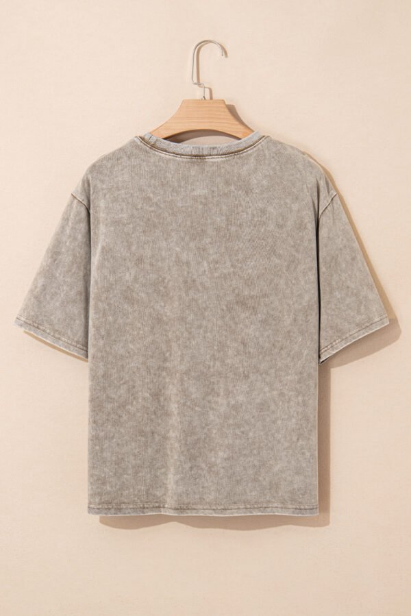 Parchment AMERICA FREE BIRD Vintage Graphic Mineral Washed Tee