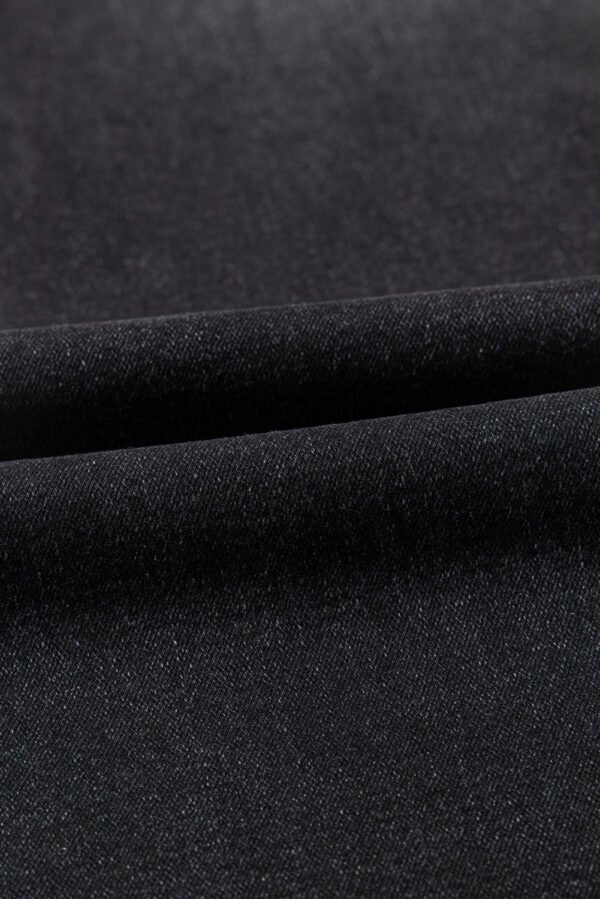 Black Wide Leg Pocketed High Waist Jeans