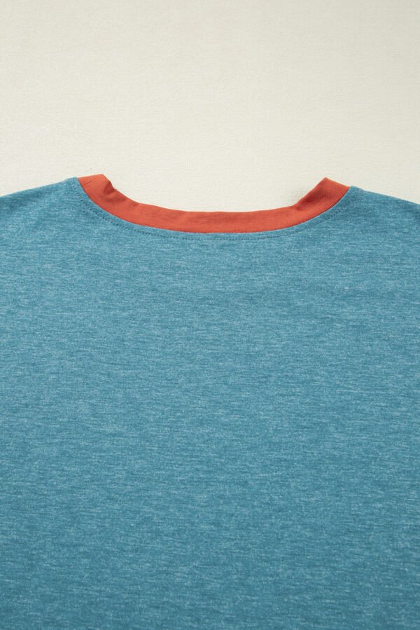 Dusk Blue Kind People are My Kind People Graphic Oversized Tee