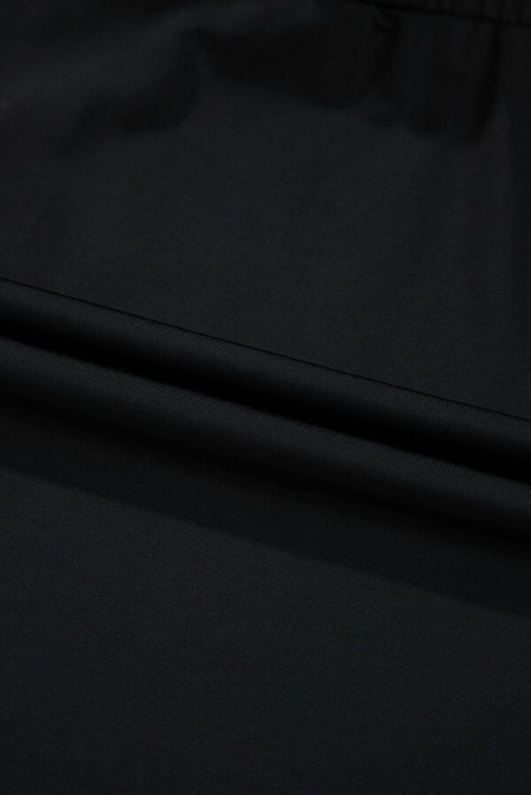 Black Drawstring High Waist Lined Tennis Skorts