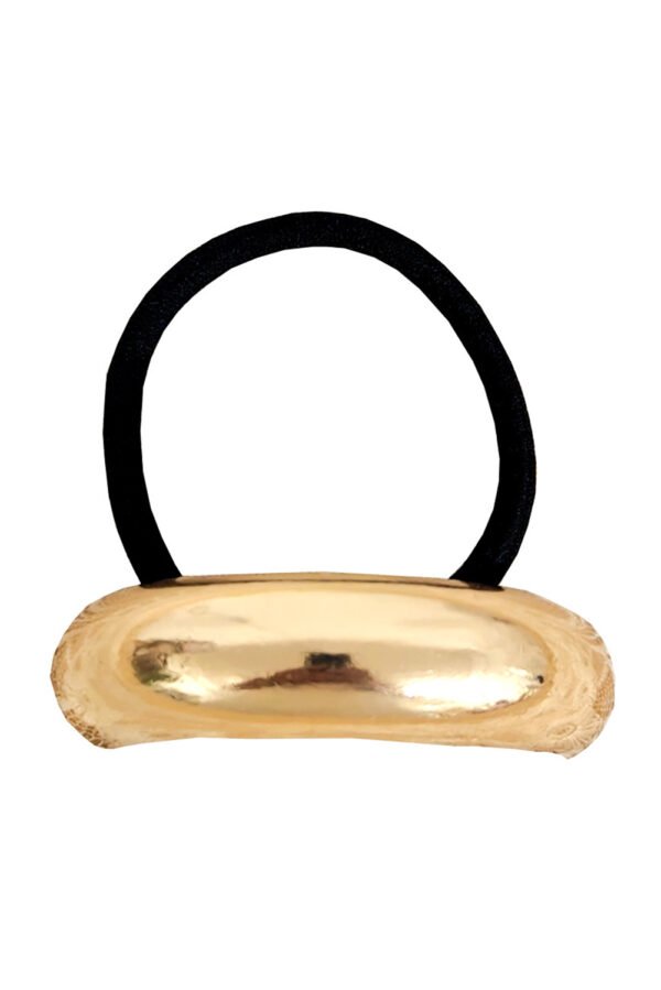 Gold Plated U-Shape Decor Vintage Hair Scrunchie