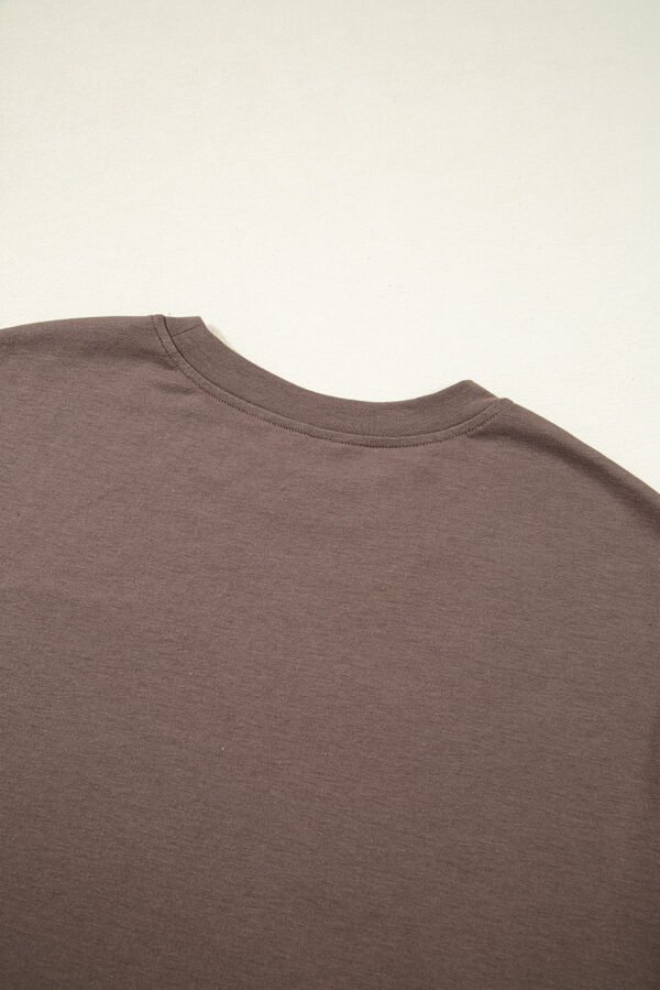 Chicory Coffee Honky Tonk Honey Graphic Crew Neck Western Fashion Tee