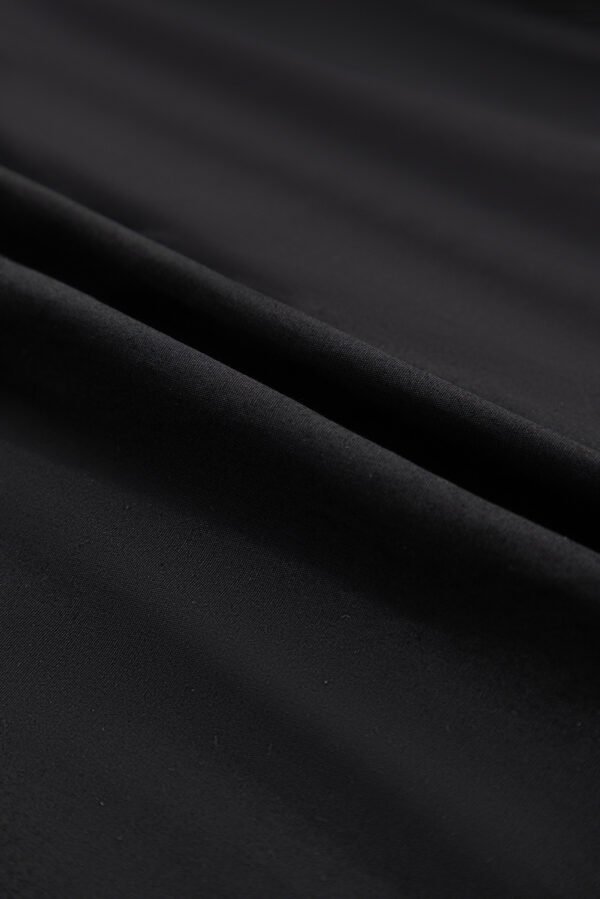 Black Contrast Ricrac Trim Ruffled V Neck Peplum Top