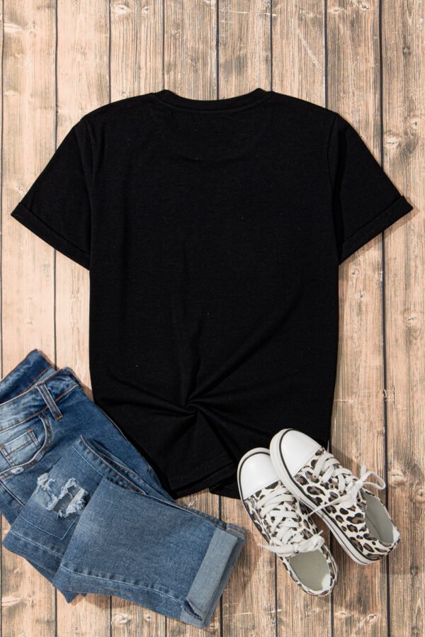 Black Shimmering Crawfish Graphic Tee