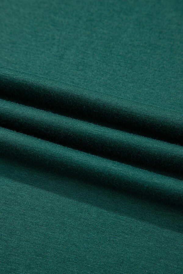 Blackish Green Deep V Pleated Crisscross Wide Leg Backless Jumpsuit
