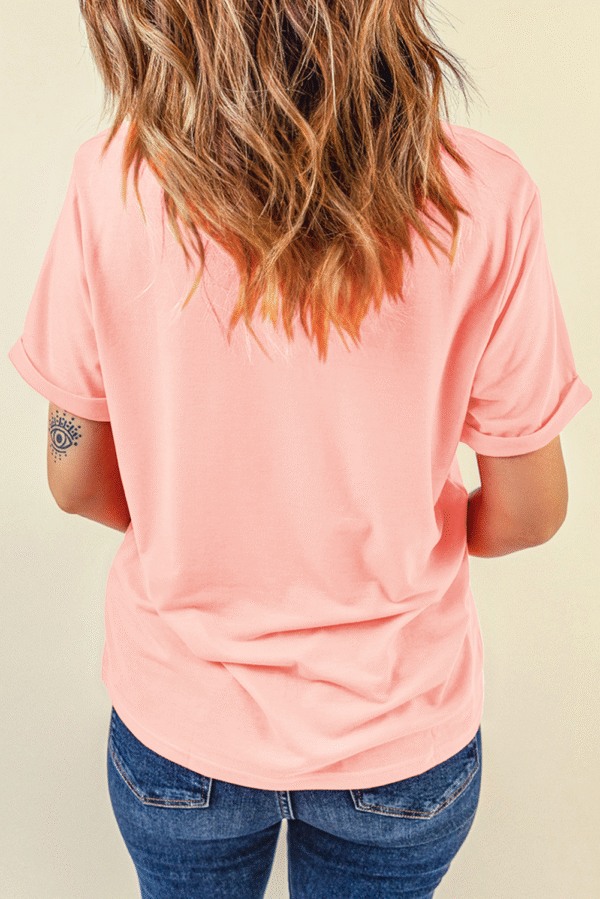 Pink Nashville MUSIC CITY Guitar Graphic Crewneck Tee