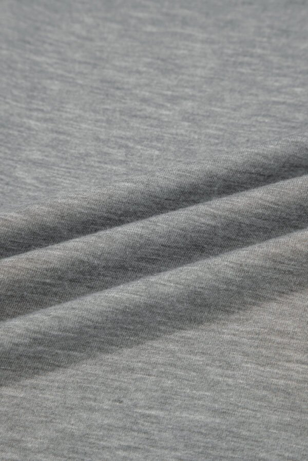 Gray Lace Patchwork Criss Cross V Neck Tank Top