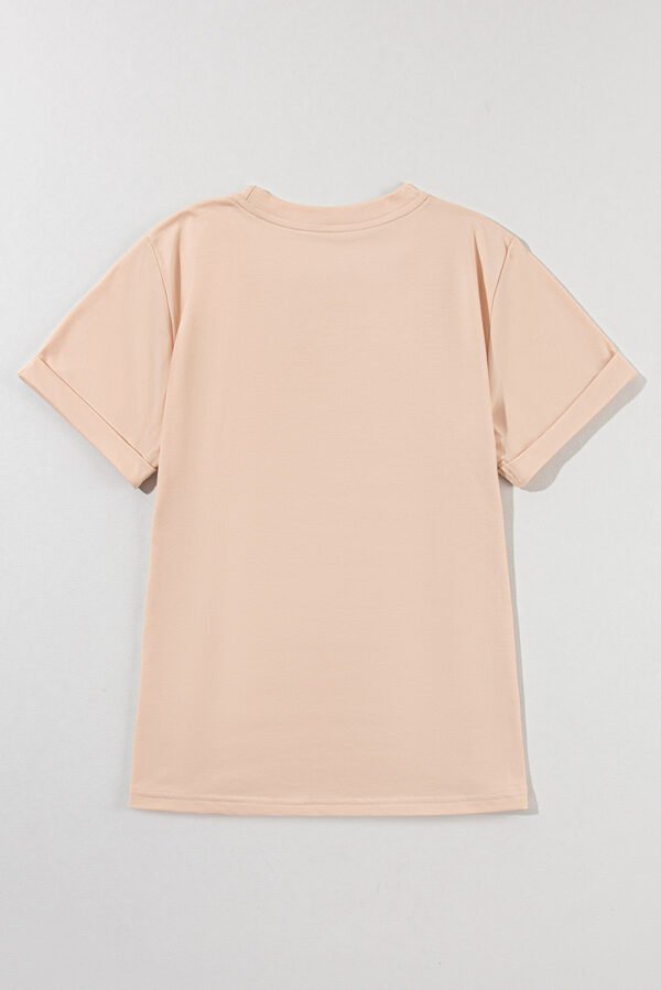 Khaki Love is Love Rainbow Heart Printed Cotton Blend T Shirt