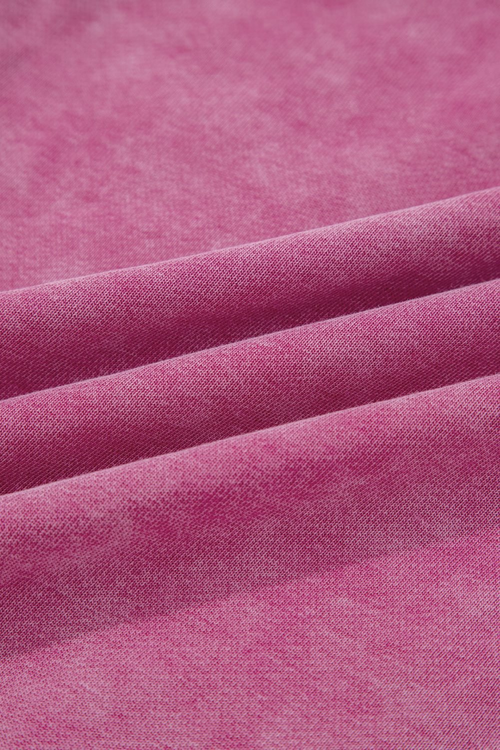 Rose Red Lace Patchwork Detail Notched Neck Mineral Wash Baggy Sweatshirt