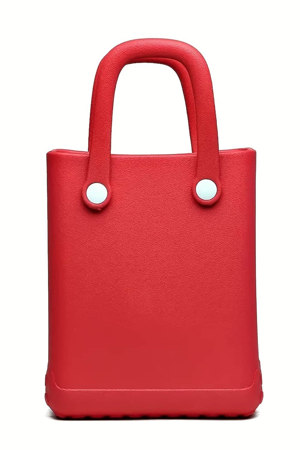 Fiery Red Waterproof Eva Hollow Tote Bag
