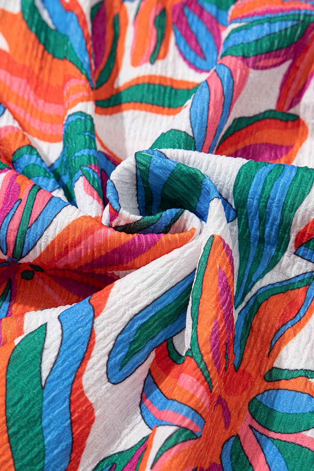 Red Boho Floral Ruffled Strap V Neck Maxi Dress