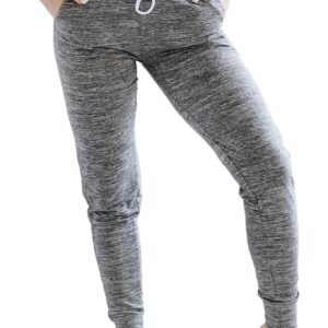 Gray Drawstring Waist Pocketed Joggers