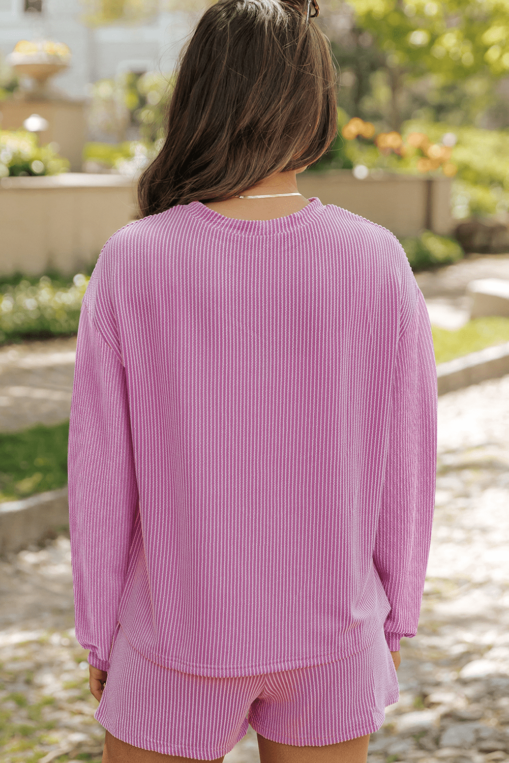 Phalaenopsis Bubble Gum Rabbit Sequin Graphic 2Pcs Outfit