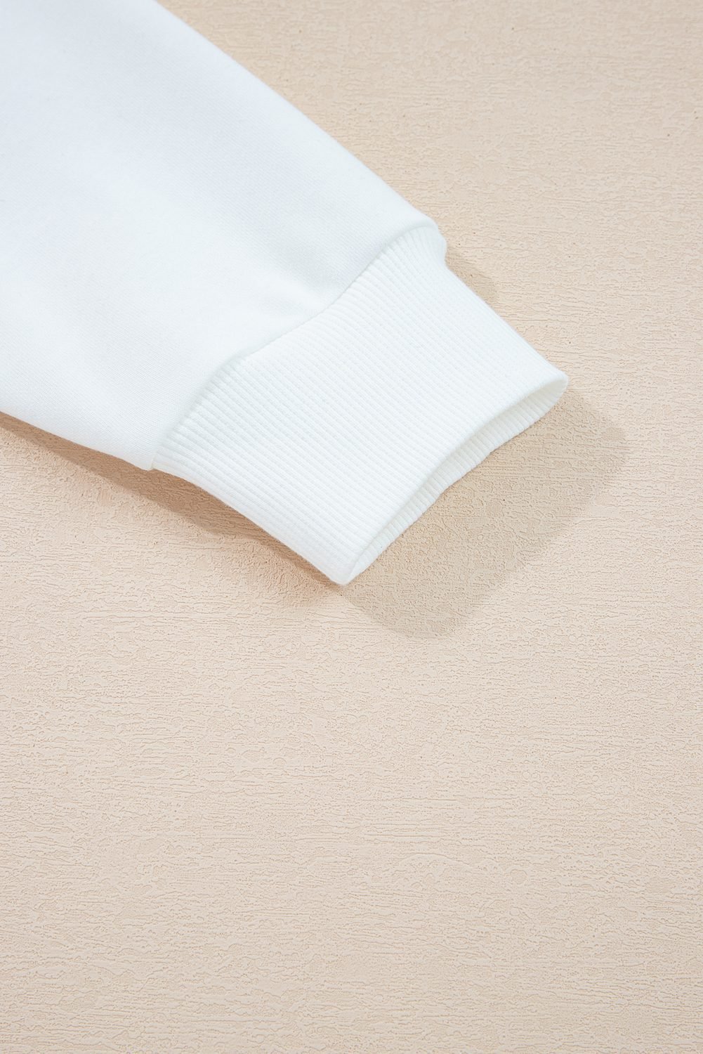 White Varsity Striped Detail Drop Shoulder Oversized Sweatshirt