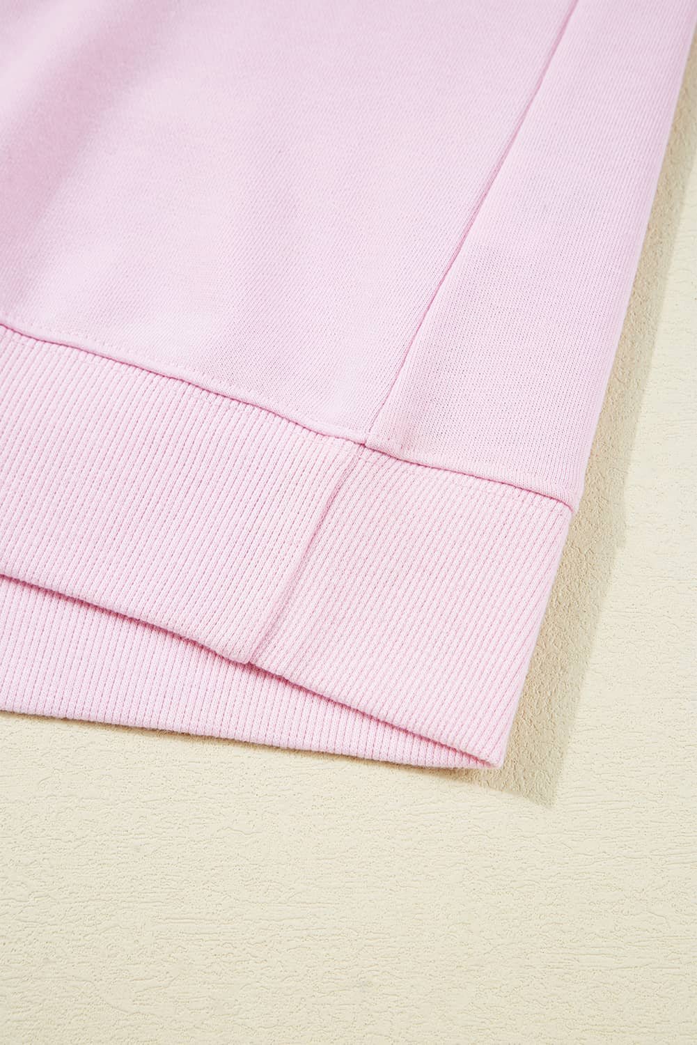 Pink Game Day Football Rugby Print Casual Sweatshirt