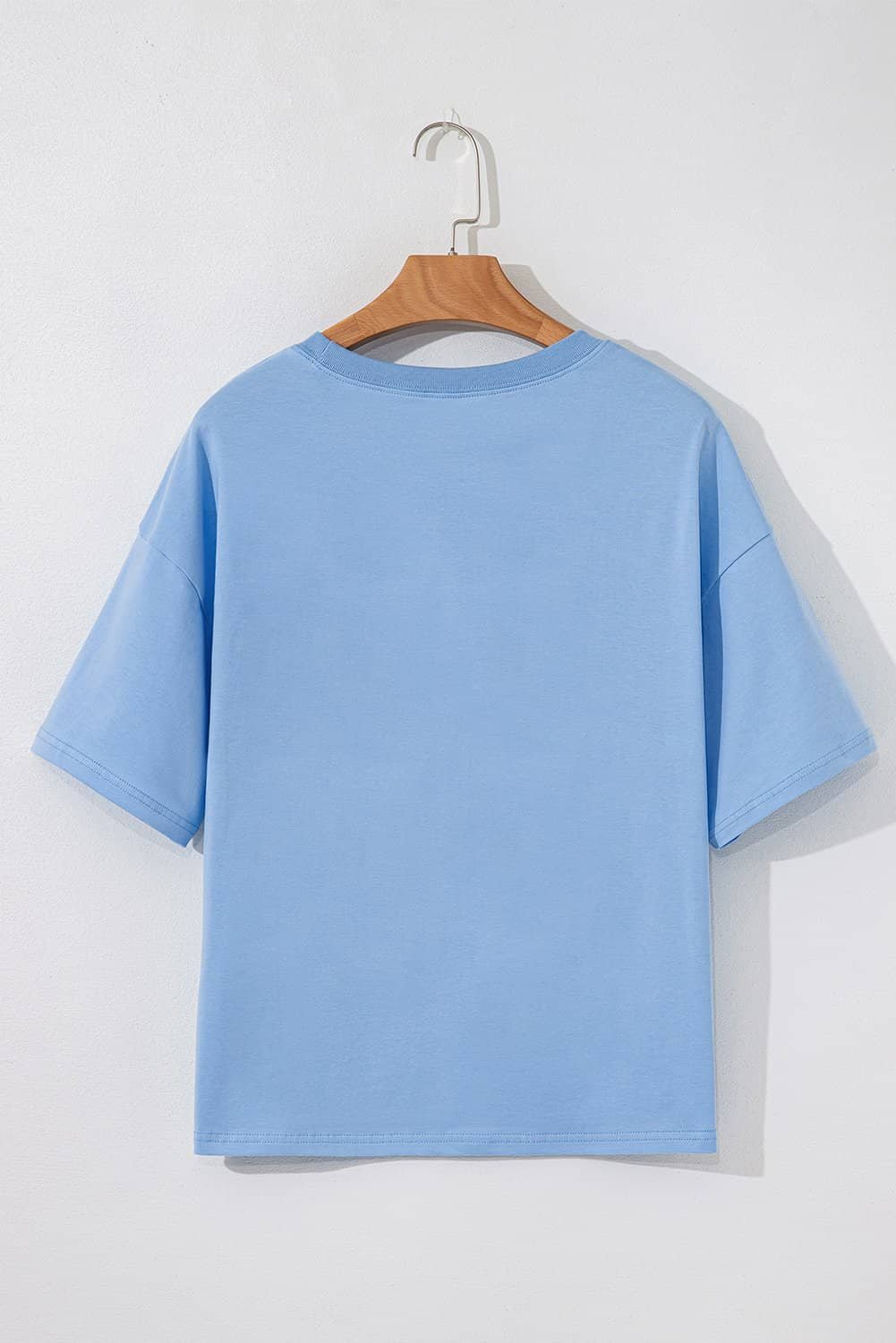 Myosotis Flag Bow Graphic Crewneck Tee