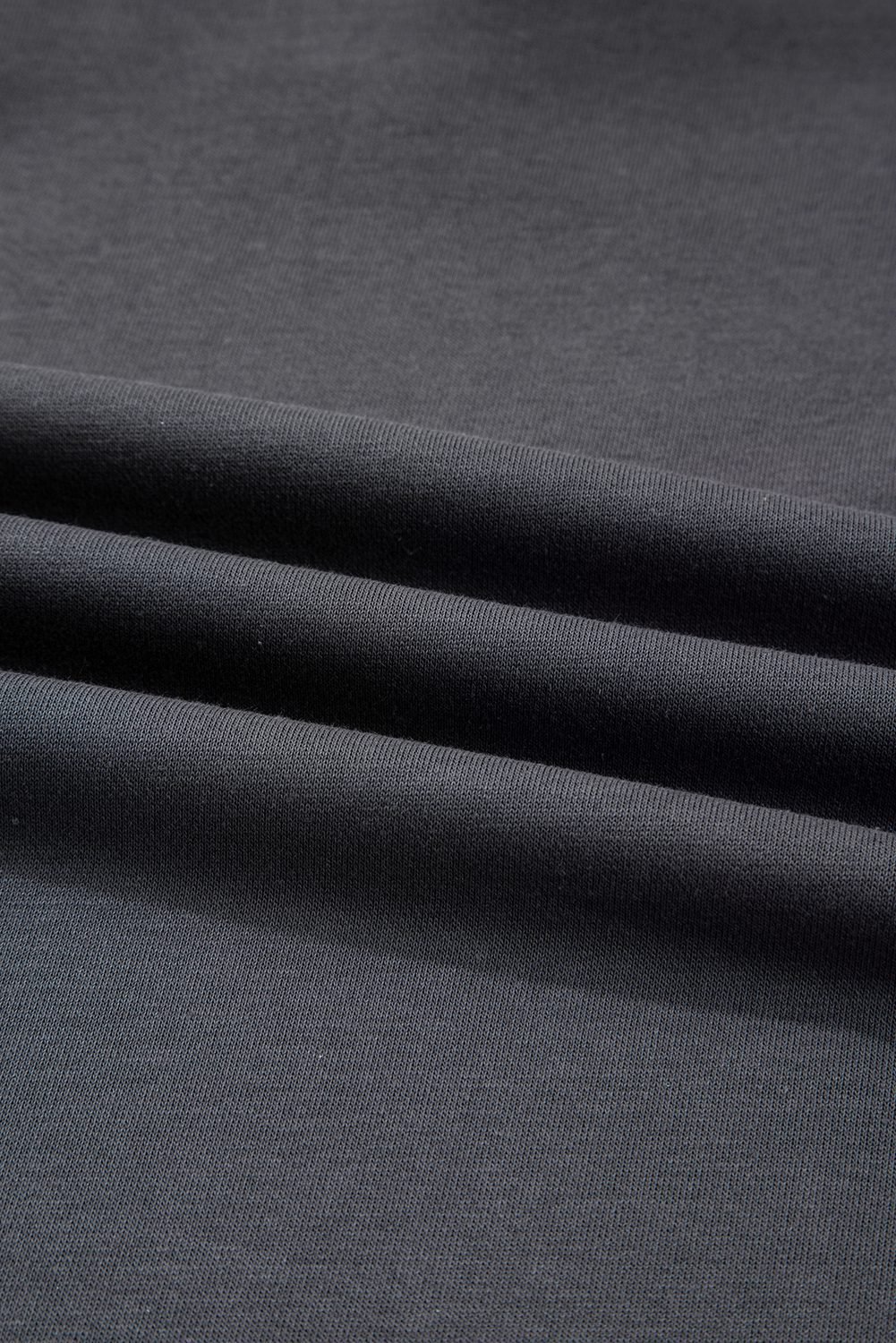 Carbon Grey Star Patchwork Contrast Stitching Mineral Wash Kangaroo Pocket Vintage Hoodie