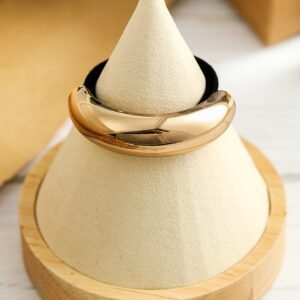 Gold Plated U-Shape Decor Vintage Hair Scrunchie