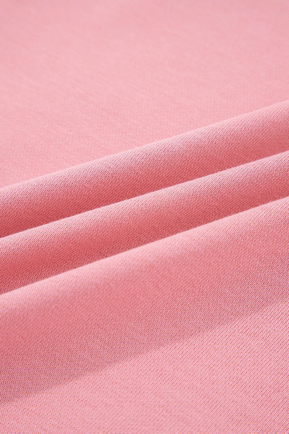 Peach Blossom Floral Applique Baggy Pullover Sweatshirt